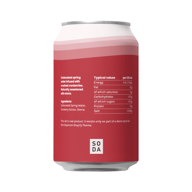 Soda Pop – Cranberry