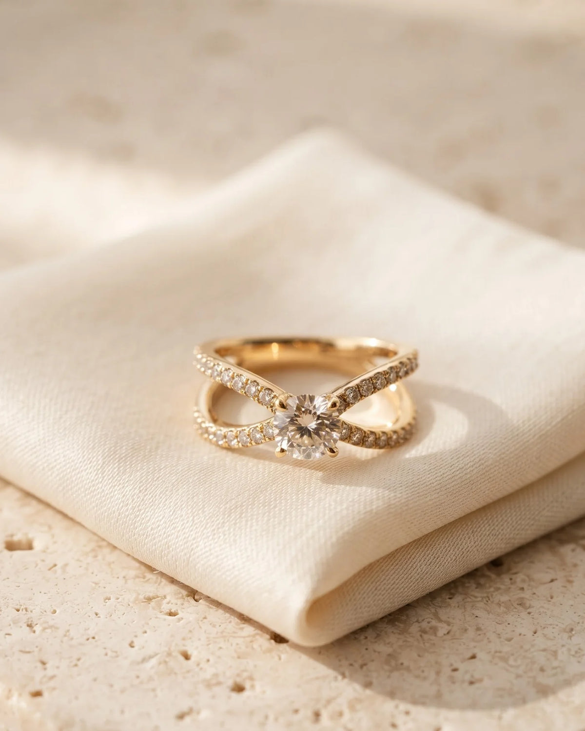 Celeste Crossover Ring