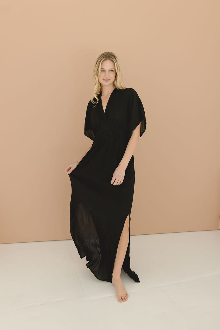 Faye Kimono Sleeve Maxi Dress