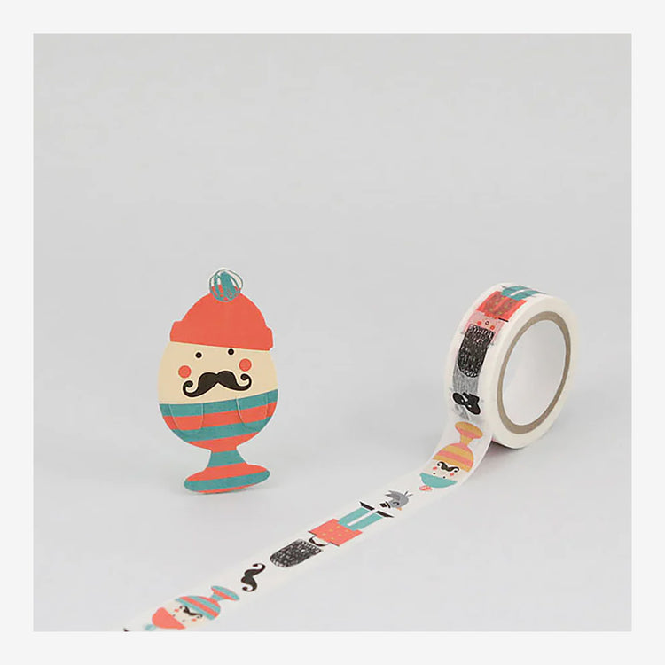 Egg and Soldier Masking Tape