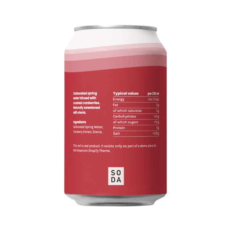 Soda Pop – Cranberry