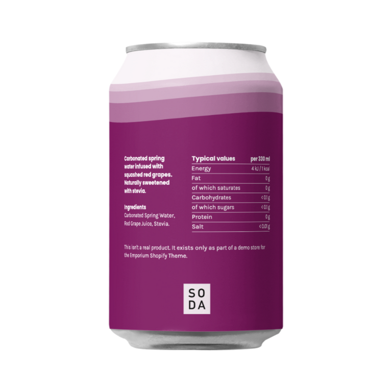 Soda Pop – Red Grape